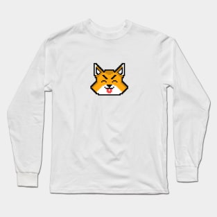 MOCKING FOX PIXEL ART by ARTAISM Long Sleeve T-Shirt